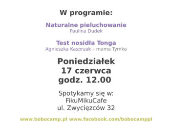 SPOTKANIE: Czerwcowe spotkania BoboCamp 20.06. i 21.06.2013