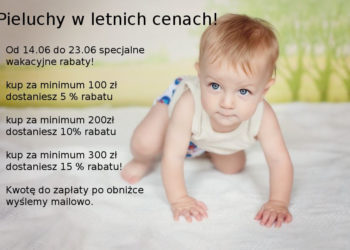 Pieluszki Wielorazowe NappiMe – wakacyjna promocja