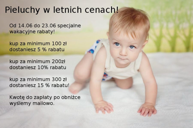 Pieluszki Wielorazowe NappiMe – wakacyjna promocja