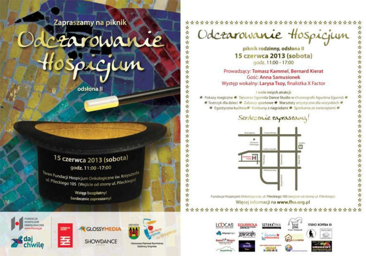 IMPREZA: PIKNIK „ ODCZAROWANIE HOSPICJUM- ODSŁONA II” – 15.06.2013