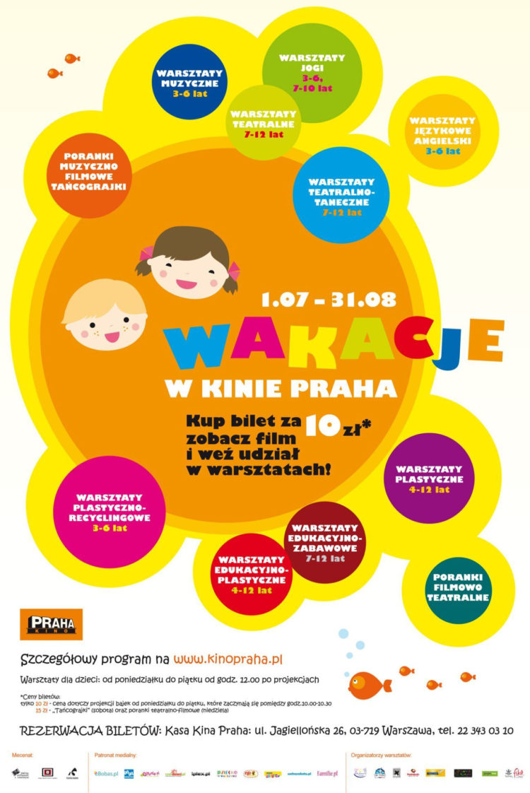 Wakacje w Kinie Praha! Lato pełne atrakcji dla dzieci w Kinie Praha!