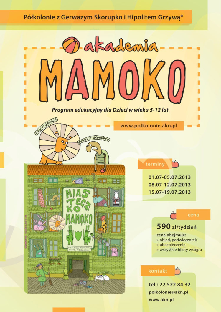 Półkolonie z Gerwazym Skorupko i Hipolitem Grzywą – AKADEMIA MAMOKO