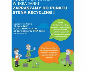 IMPREZA: Daj szansę odpadom – Stena Recycling zaprasza do zbiórki w IKEA Janki – 27.07.2013
