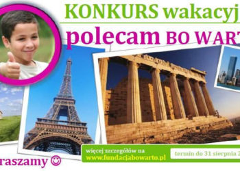 Specjalny Wakacyjny KONKURS – „polecam BO WARTO” :)