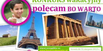 Specjalny Wakacyjny KONKURS – „polecam BO WARTO” :)