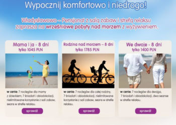 Wczasy z dzieckiem nad morzem – promocja!
