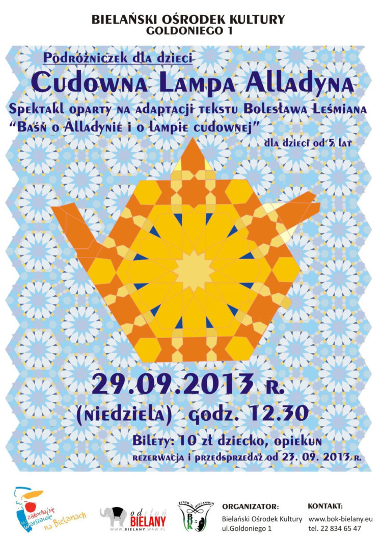 IMPREZA: „Podróżniczek” – „Cudowna lampa Alladyna” 29.09.2013