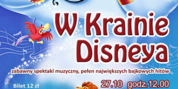 ZAJĘCIA: Rodzinny Poranek Muzyczny, „W Krainie Disneya – zabawny spektakl muzyczny, pełen największych bajkowych hitów” w Domu Kultury Świt – 27.10.2013