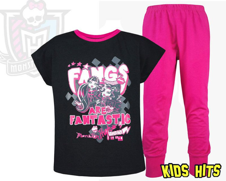 Nowe piżamy dla dziewczynek SpongeBob i Monster High w Kids Hits