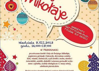 WARSZTATY ARTYSTYCZNO-PLASTYCZNE DLA DZIECI MOJE MIKOŁAJE