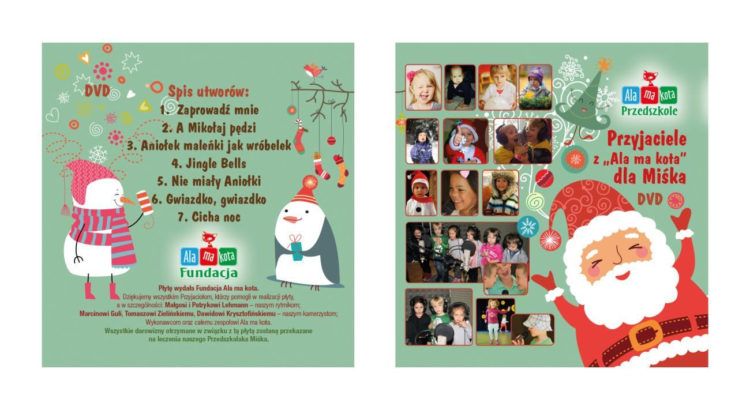 Świąteczna akcja Fundacji Ala ma kota – płyta cegiełka dla Miśka