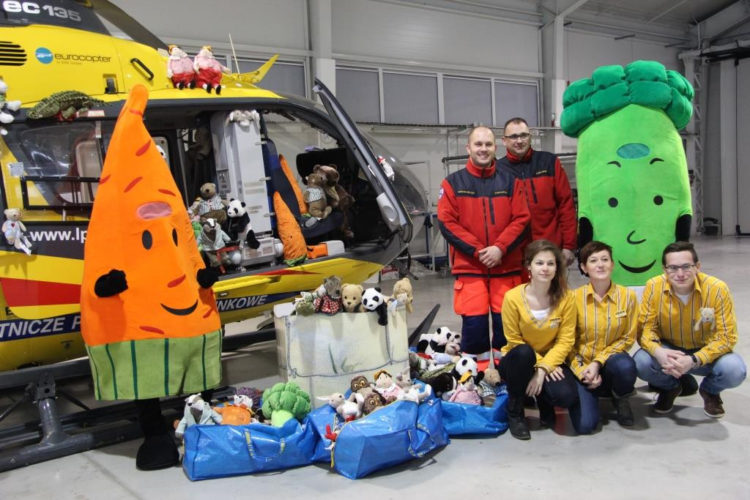 84 tys. pluszaków z IKEA Warszawa to 84 tys. euro  dla potrzebujących dzieci na całym świecie