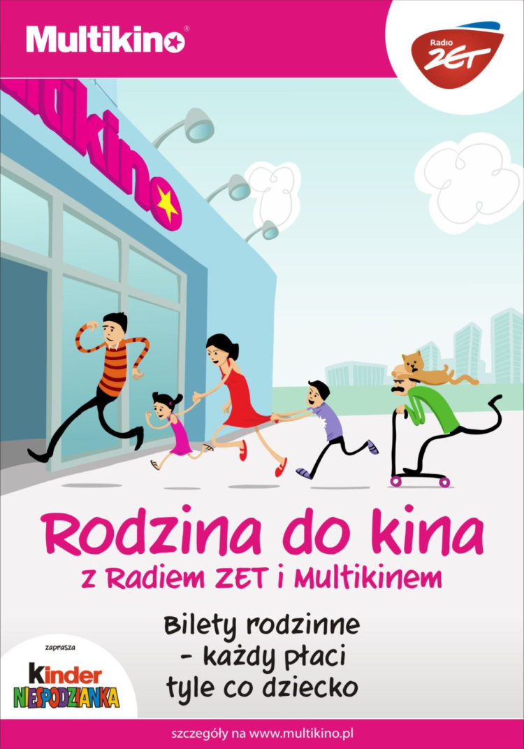 „Rodzina do kina”  z Radiem Zet i Multikinem również w 2014 roku
