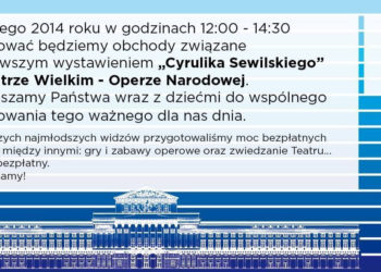 ZABAWY DLA DZIECI W TEATRZE WIELKIM – OPERZE NARODOWEJ