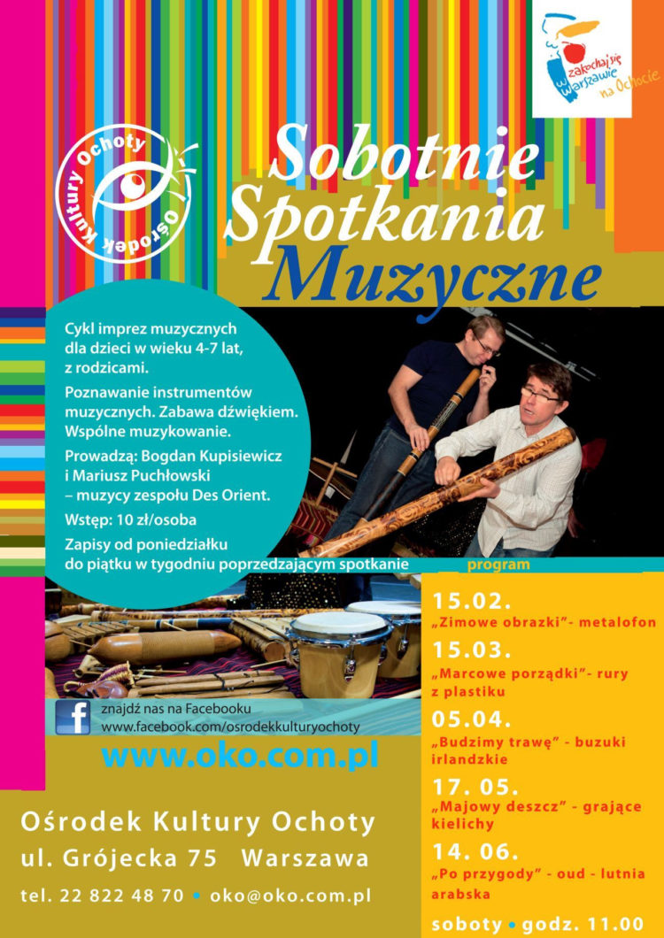 SOBOTNIE SPOTKANIA MUZYCZNE: „MAJOWY DESZCZ” – GRAJACE KIELICHY