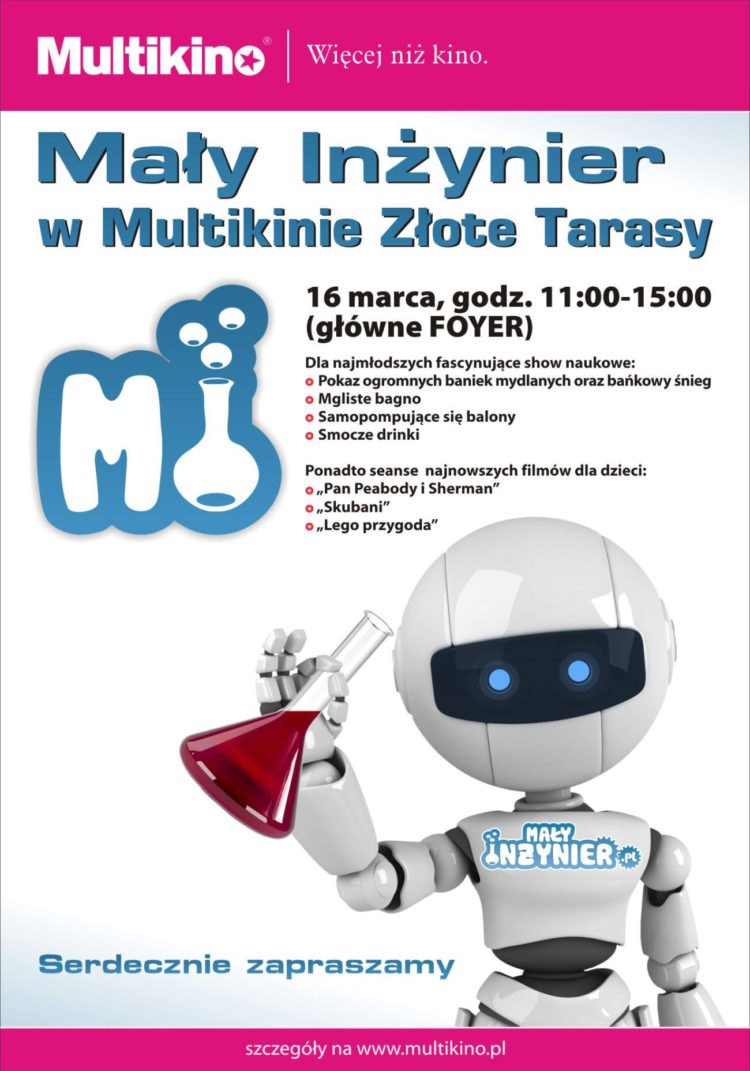 MAŁY INŻYNIER I PAN PEABODY W MULTIKINIE ZŁOTE TARASY