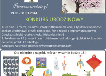 Sklep internetowy Fruttidimamma obchodzi swoje pierwsze urodziny!