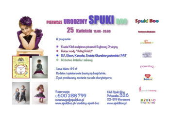 PIERWSZE URODZINY SPUKI BOO