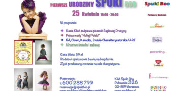 PIERWSZE URODZINY SPUKI BOO