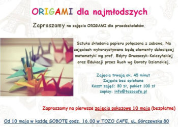 ORIGAMI DLA NAJMŁODSZYCH