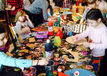 WARSZTATY PLASTYCZNE DLA DZIECI KROPKA W KROPKĘ