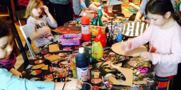 WARSZTATY PLASTYCZNE DLA DZIECI KROPKA W KROPKĘ