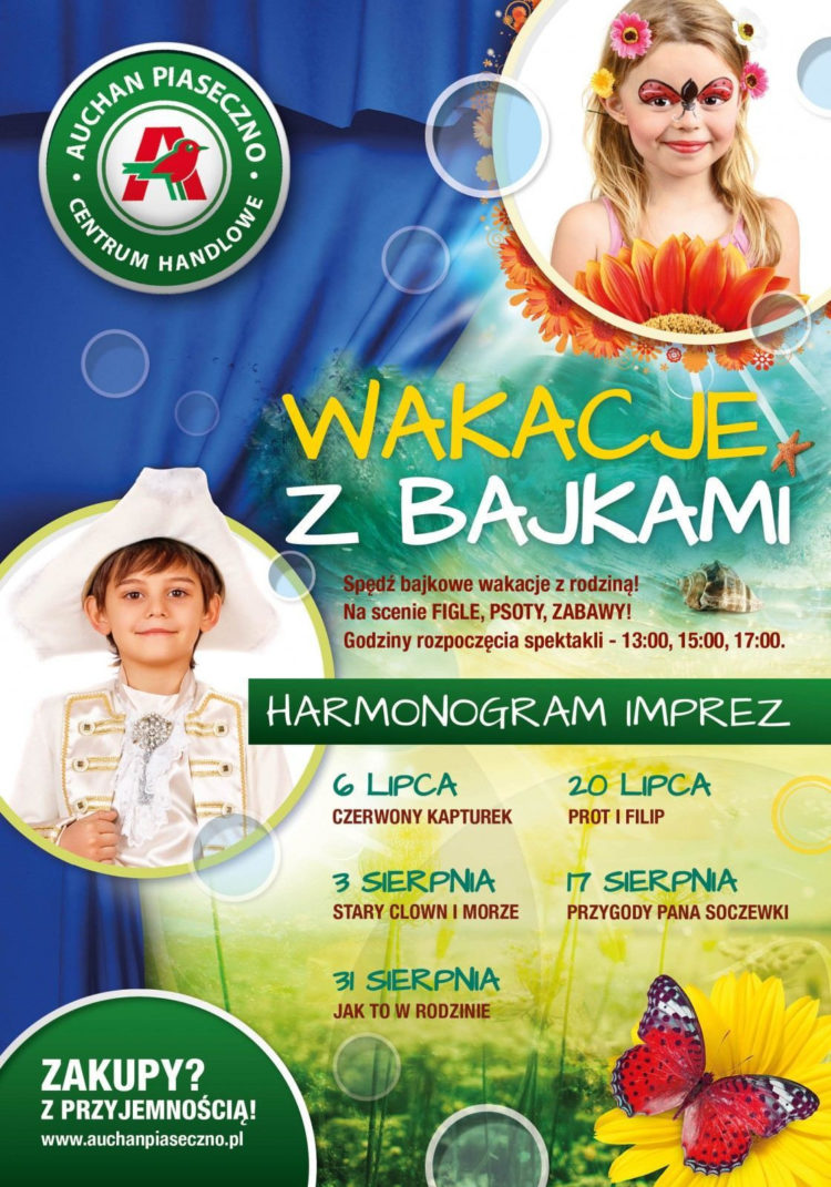 Wakacje z bajkami – rusza cykl bezpłatnych przedstawień teatralnych!