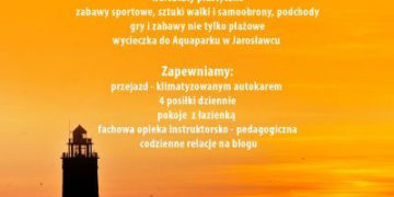 Kolonie letnie nad morzem w Jarosławcu