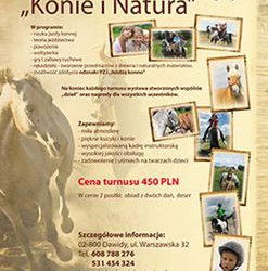 Półkolonie letnie „KONIE I NATURA”