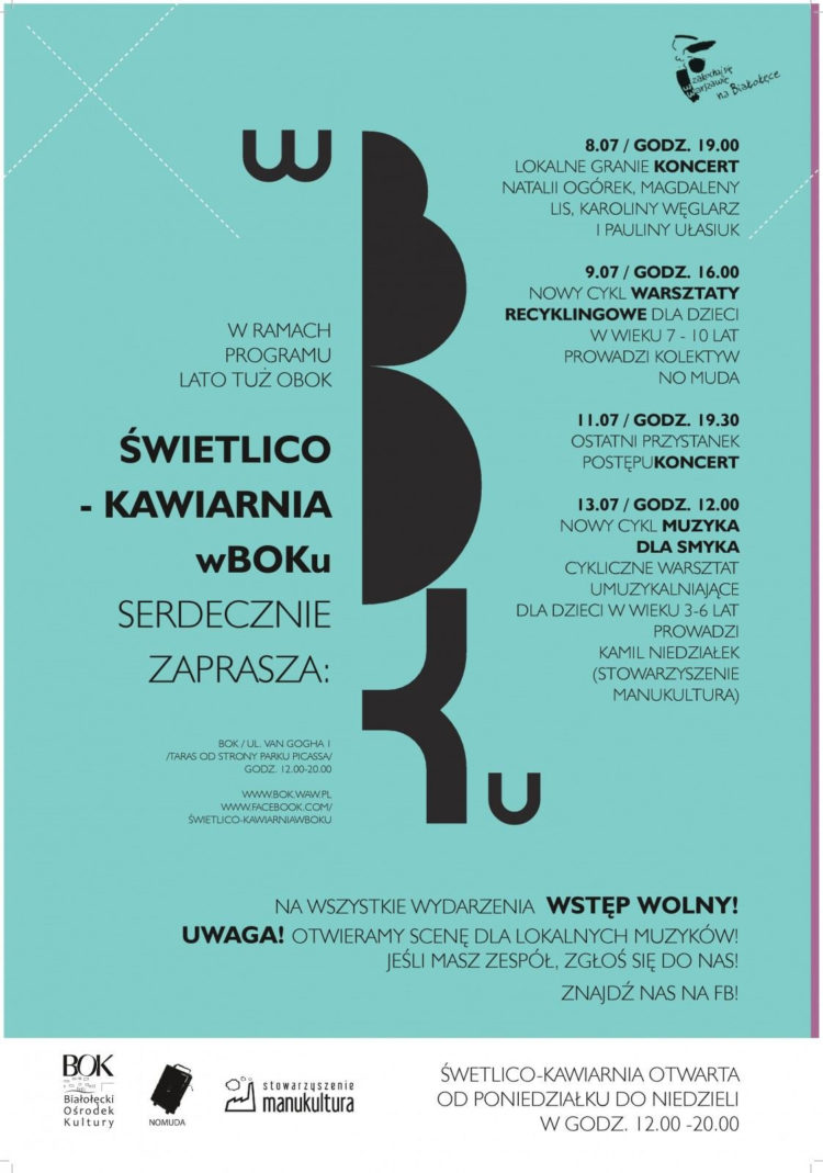 Świetlico-kawiarnia wBOKu LATO TUŻ OBOK