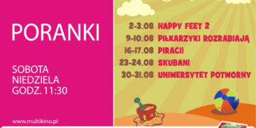 Wakacyjne Poranki w sierpniu o 11.30 w Multikinie z bohaterami Twoich ulubionych bajek!
