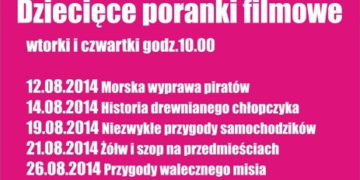 Dziecięce poranki filmowe w BOK – 14 sierpnia