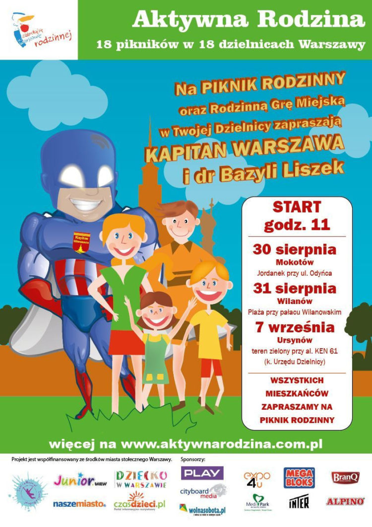 WIELKI PIKNIK AKTYWNA RODZINA – Wilanów
