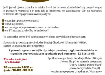 Spotkanie pt. Być tatą