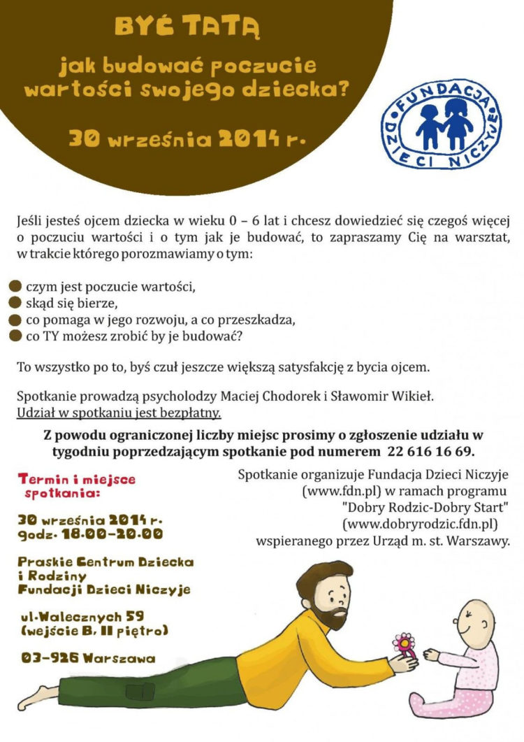 Spotkanie pt. Być tatą