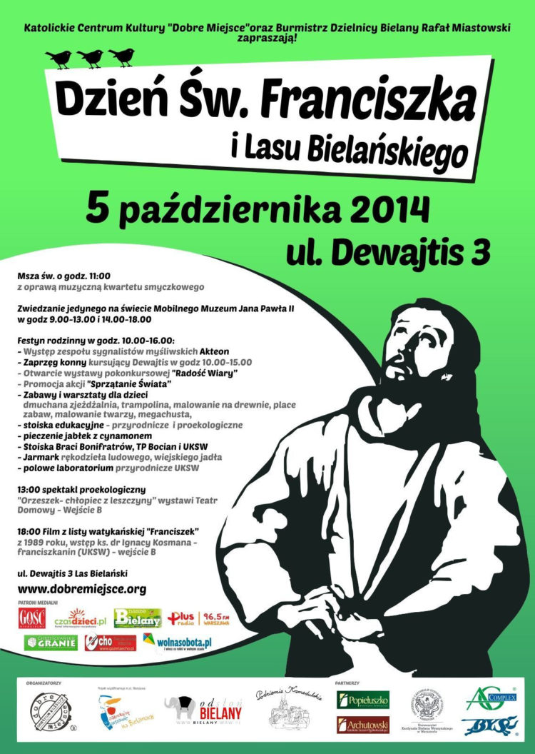 Dzień św.Franciszka i Lasu Bielańskiego