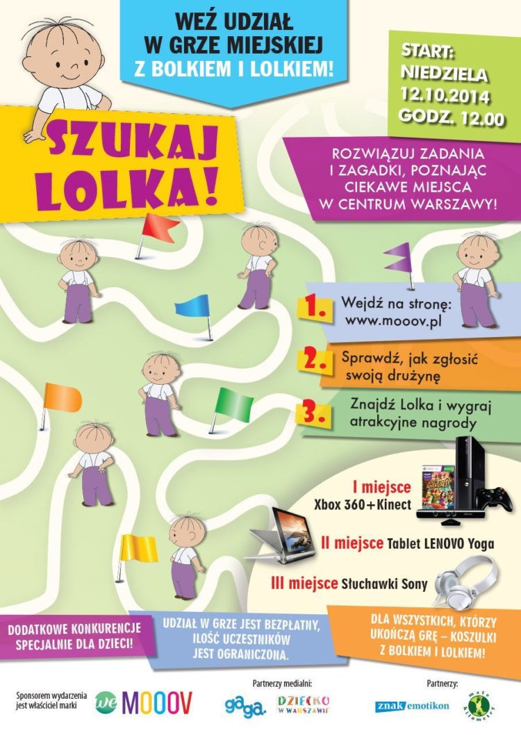 Zapraszamy do udziału w grze miejskiej „Szukaj Lolka”