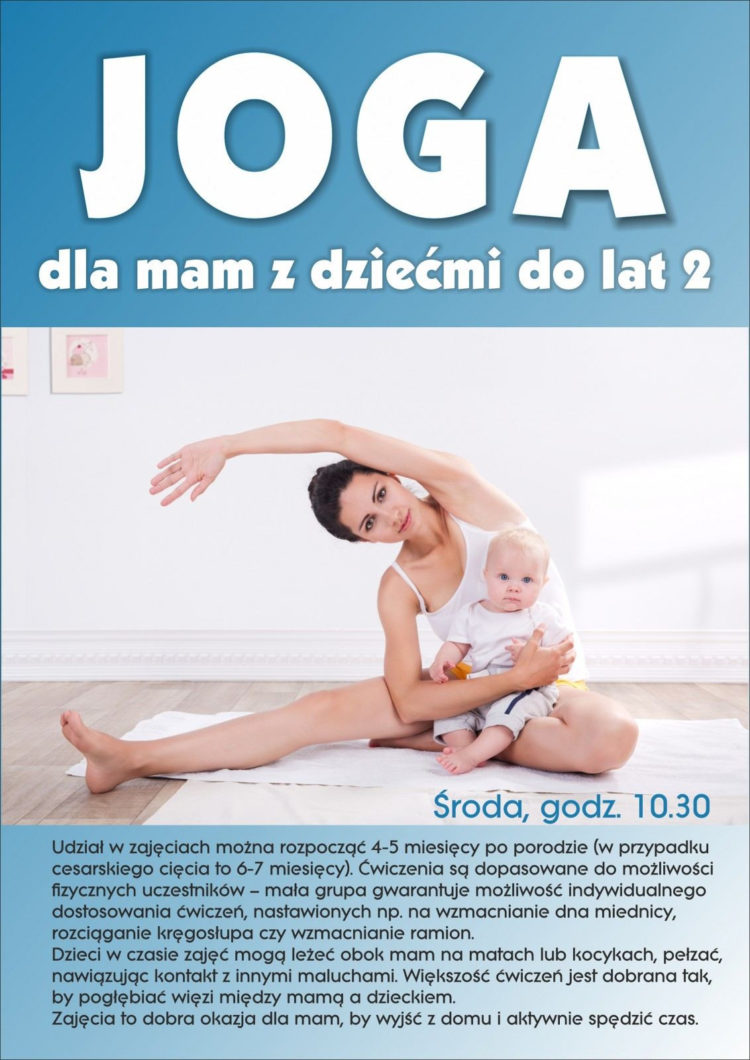 Joga dla mam z dziećmi – środy godz. 10.30