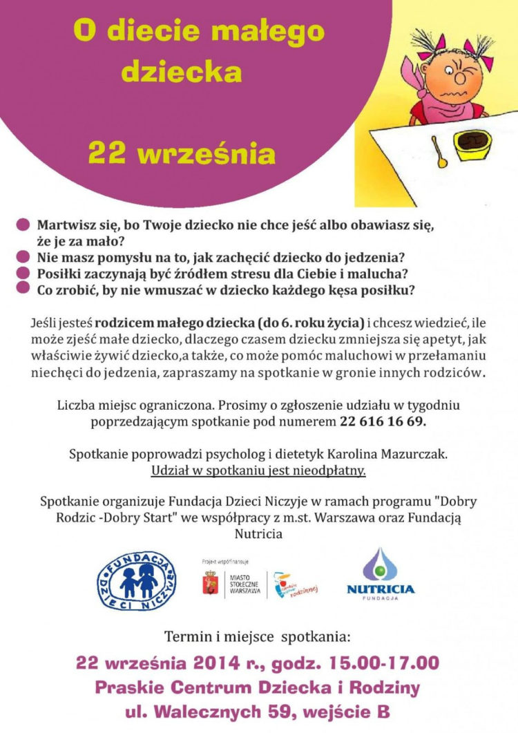 Niejadek, czyli o diecie małego dziecka