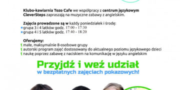 Muzyczne zabawy z angielskim w ToZo Cafe