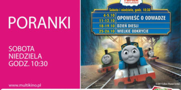 Wyjątkowa podróż trwa podczas październikowych Poranków o 10.30 z Lokomotywką Tomkiem i jego przyjaciółmi w Multikinie!