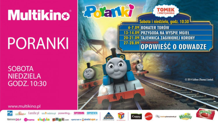„Tomek i Przyjaciele: Bohater Torów” wrześniowe poranki w Multikinie