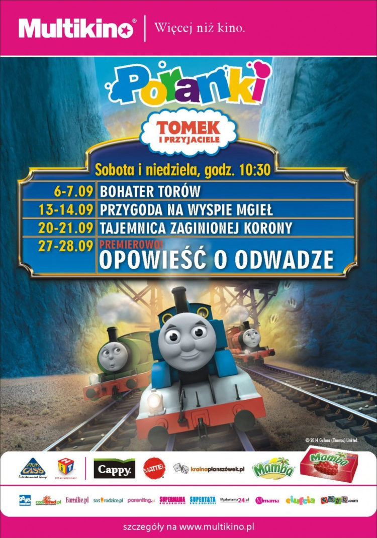 Wygraj bilet na film z serii Tomek i Przyjaciele – „Opowieść o odwadze”!