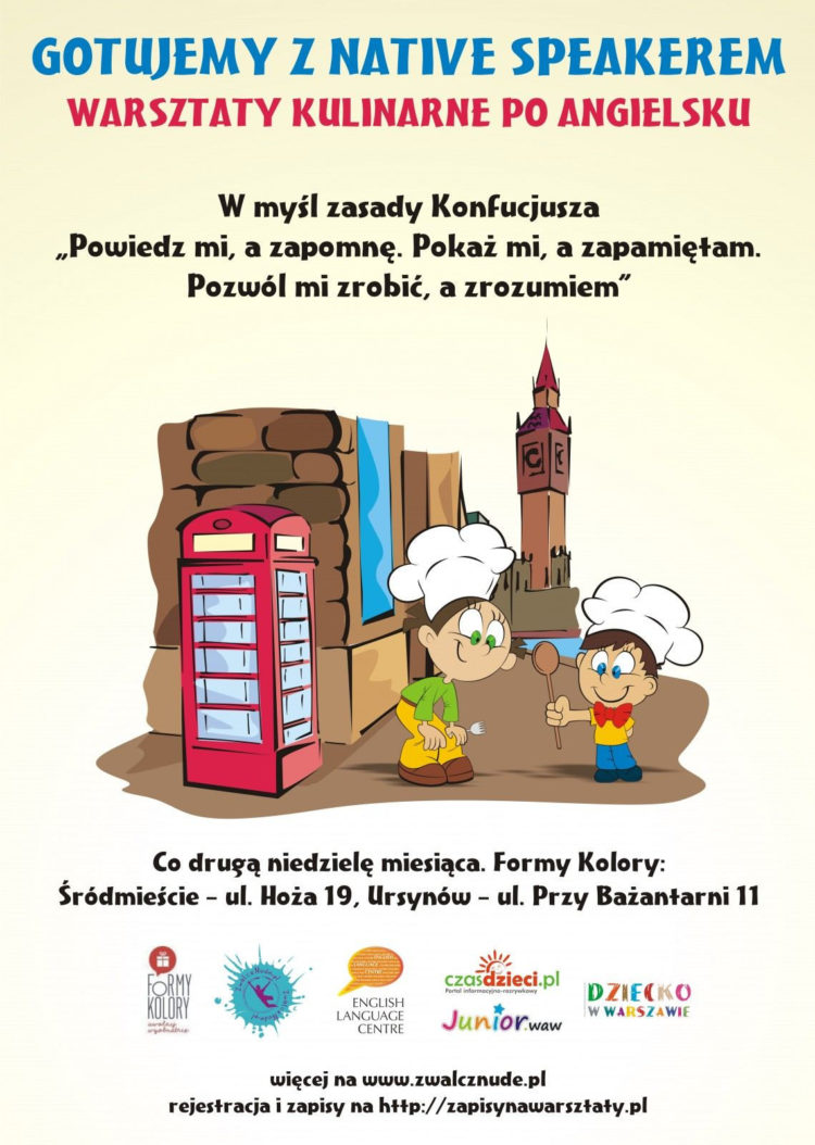WARSZTATY KULINARNE PO ANGIELSKU