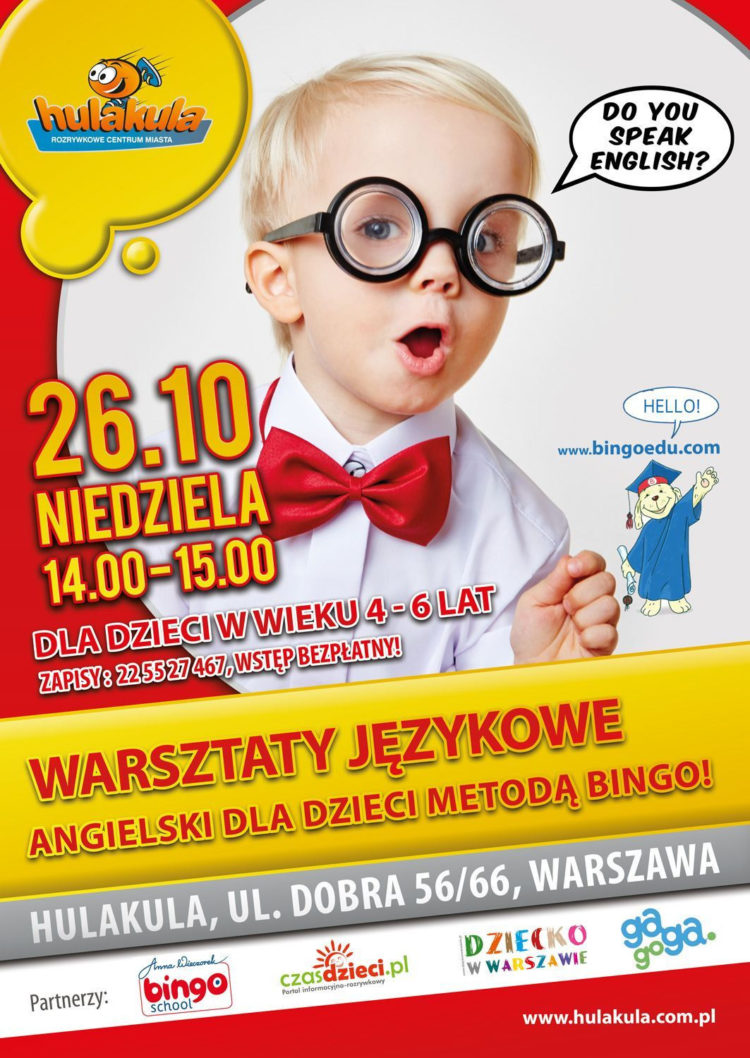HAPPY WORDS – angielski dla dzieci metodą BINGO!