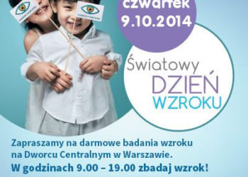 Pierwsze badanie wzroku podróżnych podczas Światowego Dnia Wzroku