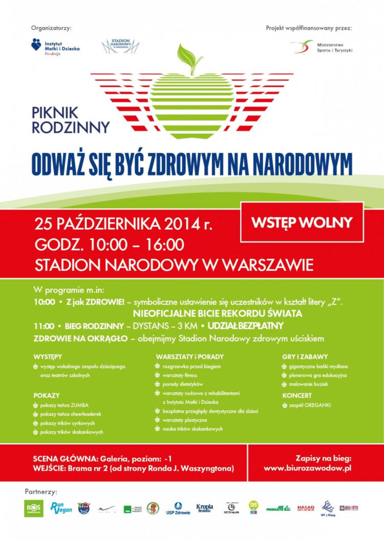 Fundacja BOŚ na pikniku „odWAŻ SIĘ być zdrowym na NARODOWYM!”