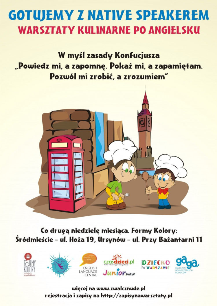 GOTUJEMY Z NATIVE SPEAKEREM  WARSZTATY KULINARNE PO ANGIELSKU