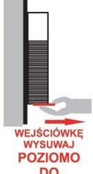 Wejściówkę wysuniesz jednym palcem