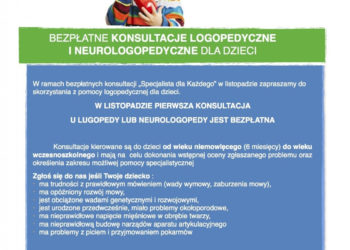 BEZPŁATNE KONSULTACJE LOGOPEDYCZNE I NEUROLOGOPEDYCZNE- LISTOPAD 2014